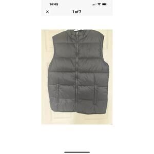 Swiss Tech Puffer Vest Men's Medium (38-40) Black Full Zip Vest